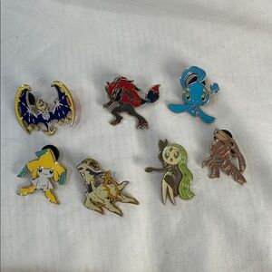 Pokemon Enamel Pin Set